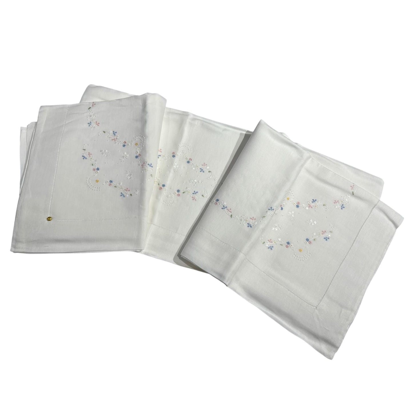 Parure Lenzuola Lino 2 Posti 180 Broderie