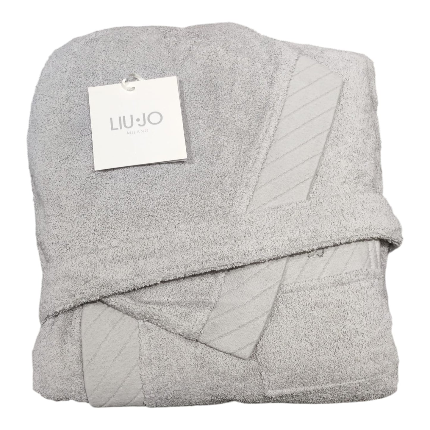 Accappatoio Spugna Cappuccio Diagonale LB791B Liu Jo