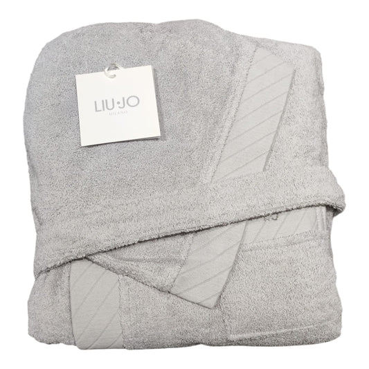 Accappatoio Spugna Cappuccio Diagonale LB791B Liu Jo