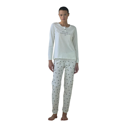 Pigiama Donna Estivo FA9463AB Noi di Notte