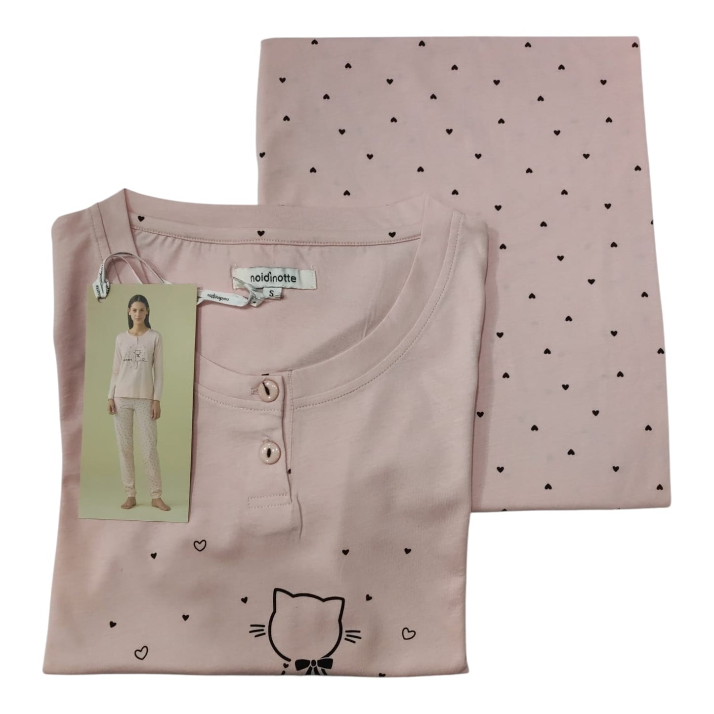 Pigiama Donna Estivo FA9464AB Noi di Notte