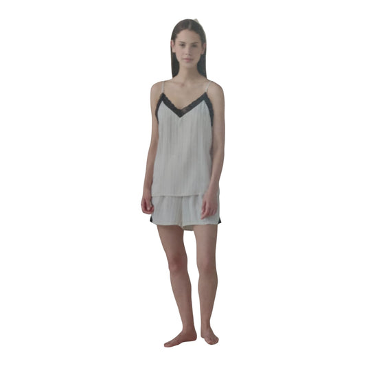 Pigiama Donna Estivo Bratellina e pantalone corto FA9660AB Noi Di Notte