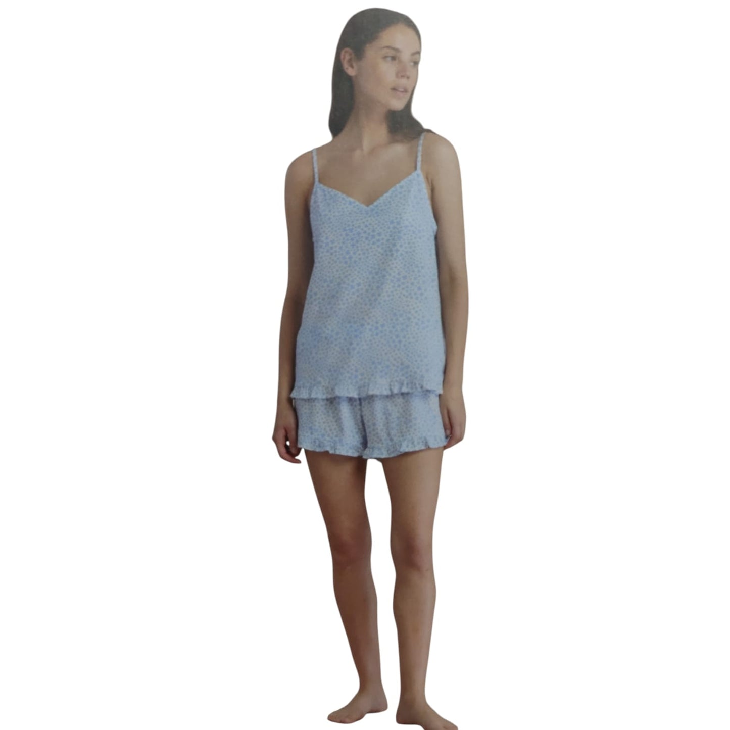 Pigiama Donna Estivo Bratellina e pantalone corto FA9155AB Noi Di Notte