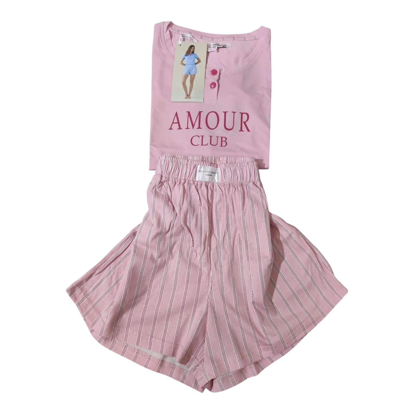Pigiama Donna Estivo FA9569AB Noi di Notte