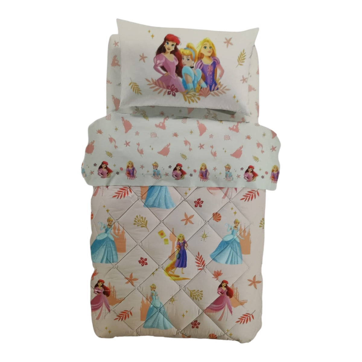 Trapunta Singola Bambina Magic Princess Fantasia Principesse