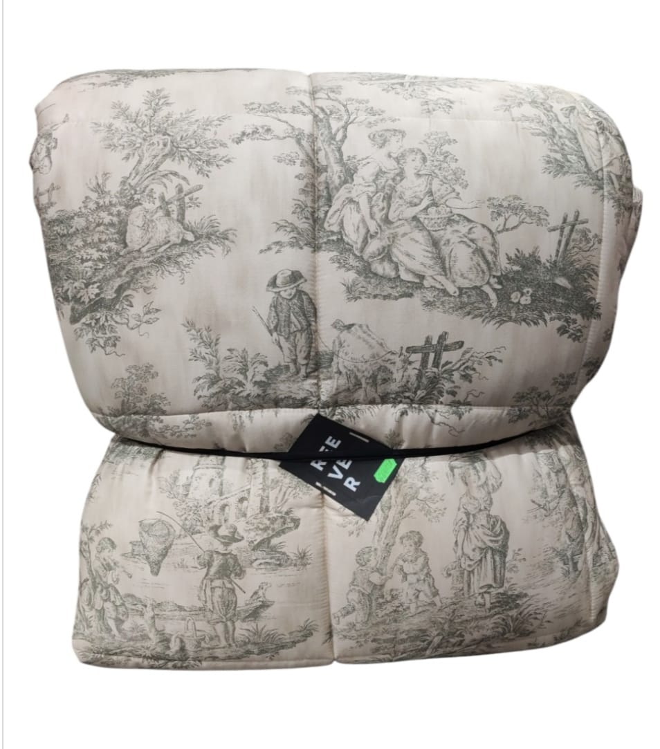Trapunta matrimoniale invernale Toile de Jouy Reever