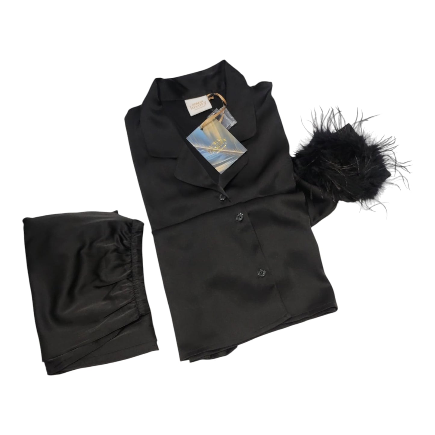 Pigiama Donna  Luxury 62550-0 Admas Classic black
