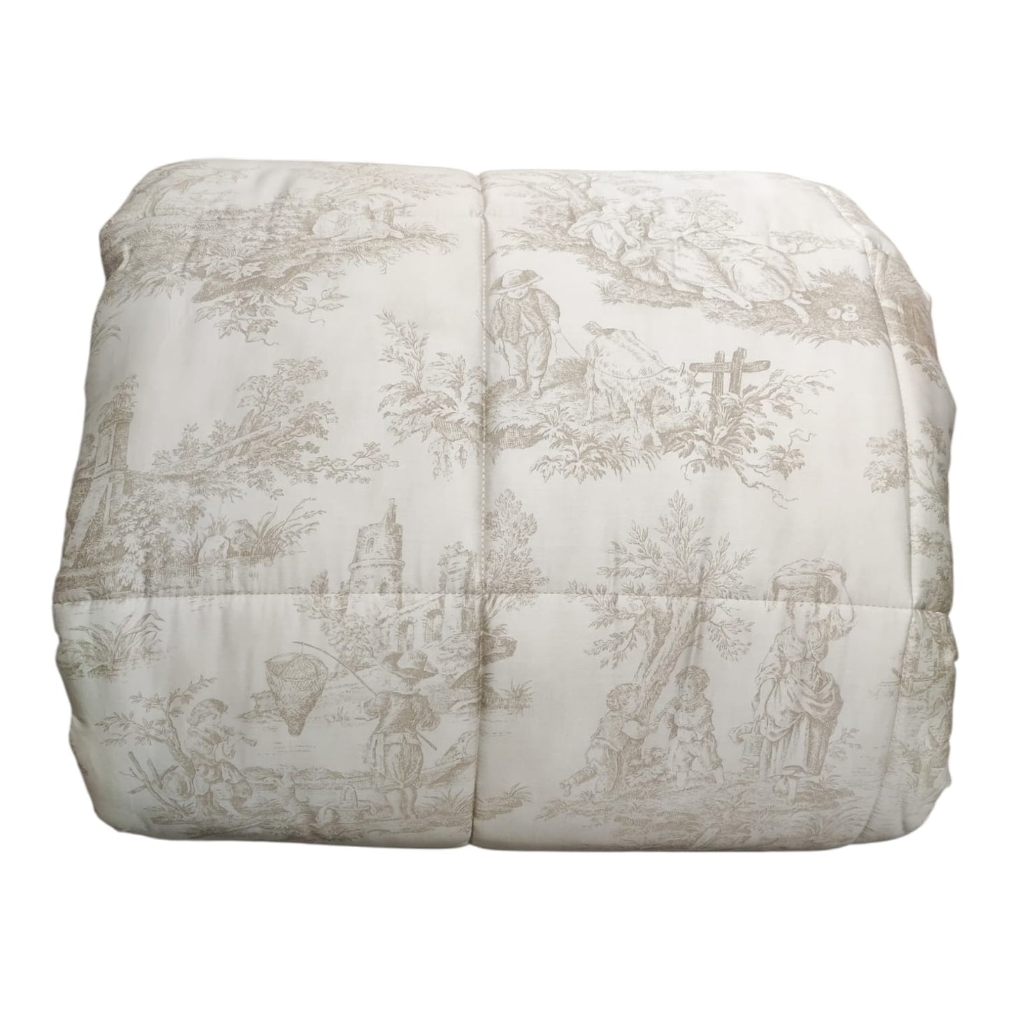 Trapunta matrimoniale invernale Toile de Jouy Reever col. corda