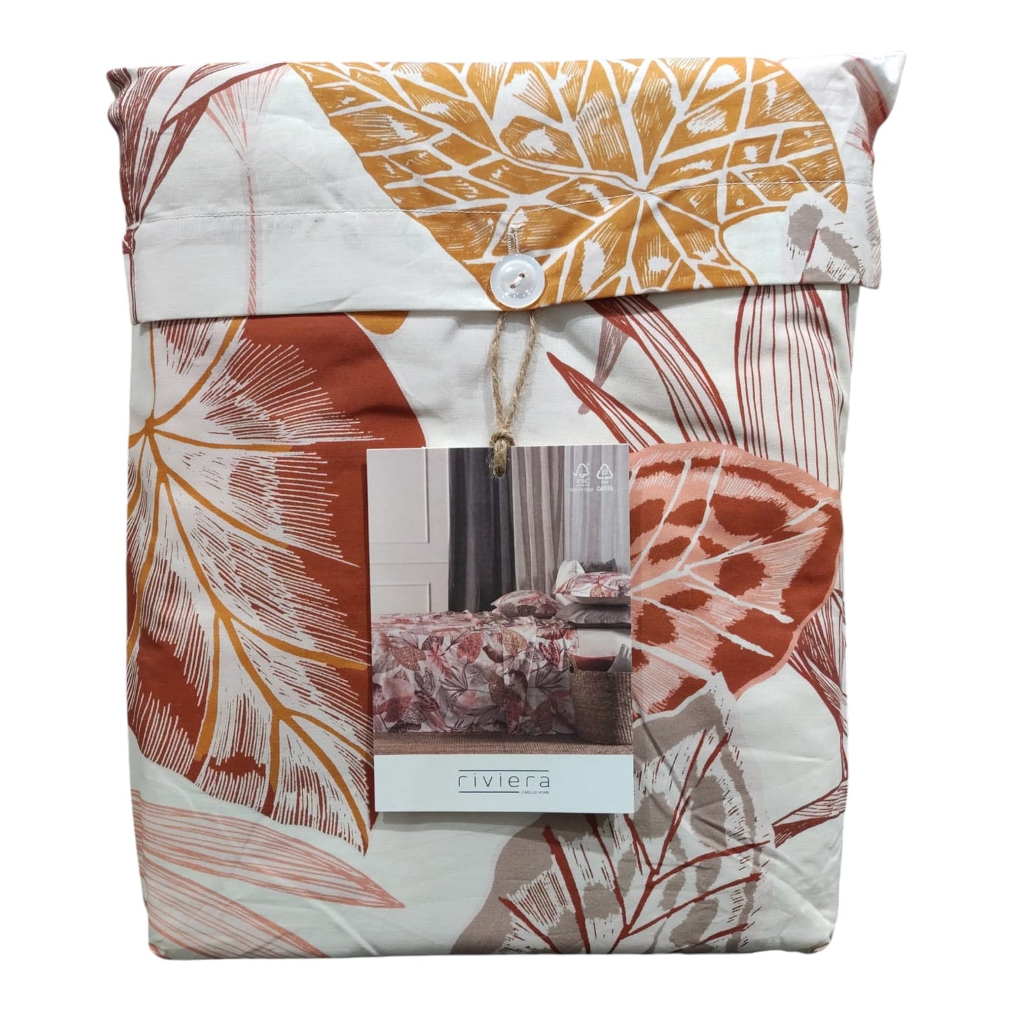 Completo Lenzuolo Copriletto 1 Posto Arjola Riviera Percalle