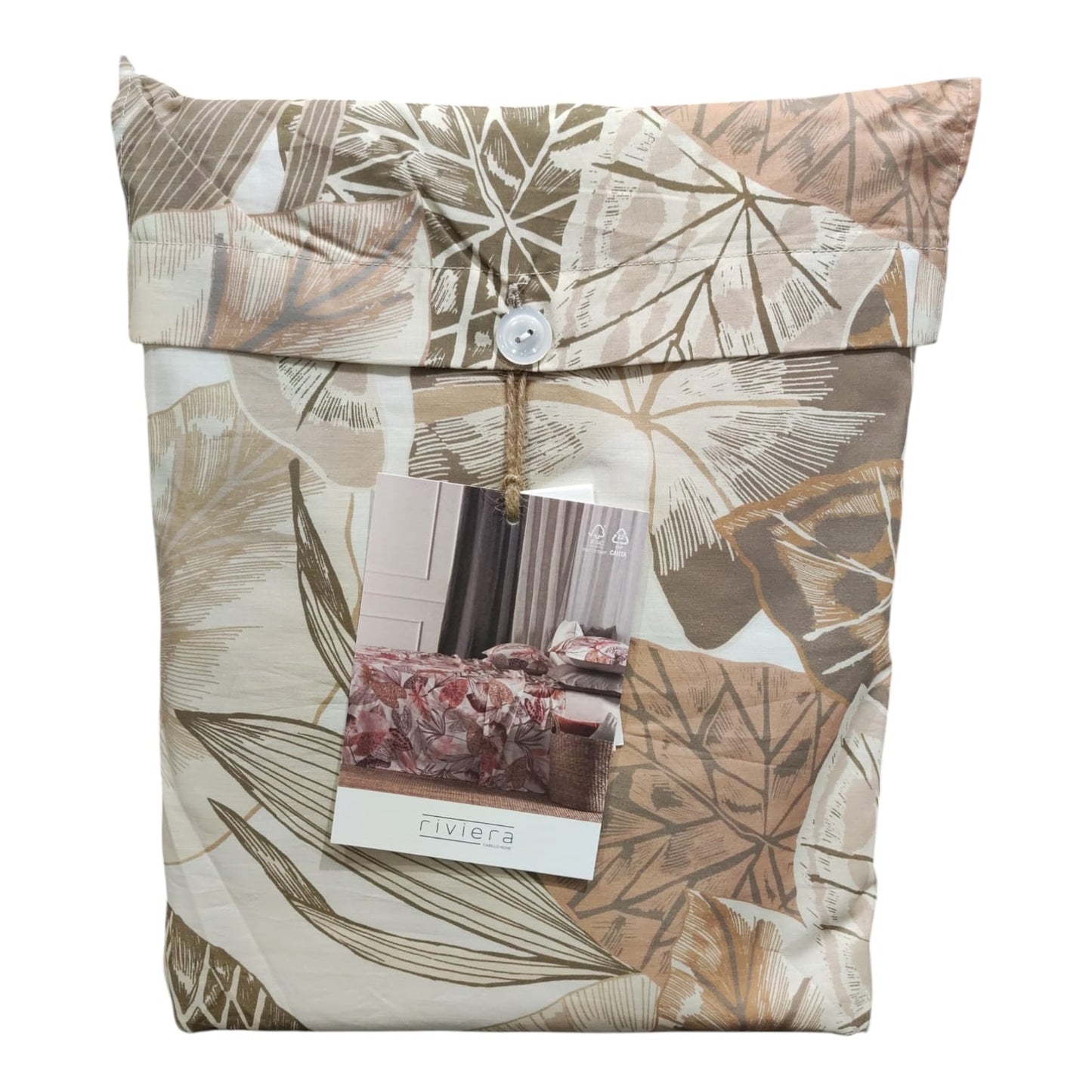 Completo Lenzuolo Copriletto 1 Posto Arjola Riviera Percalle