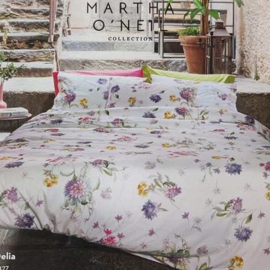 Completo Lenzuola 2 Posti Delia 8427 Martha O'Neil Bossi