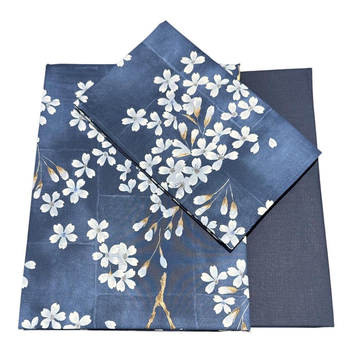 Completo lenzuolo copriletto 2 postii Kimono Fazzini