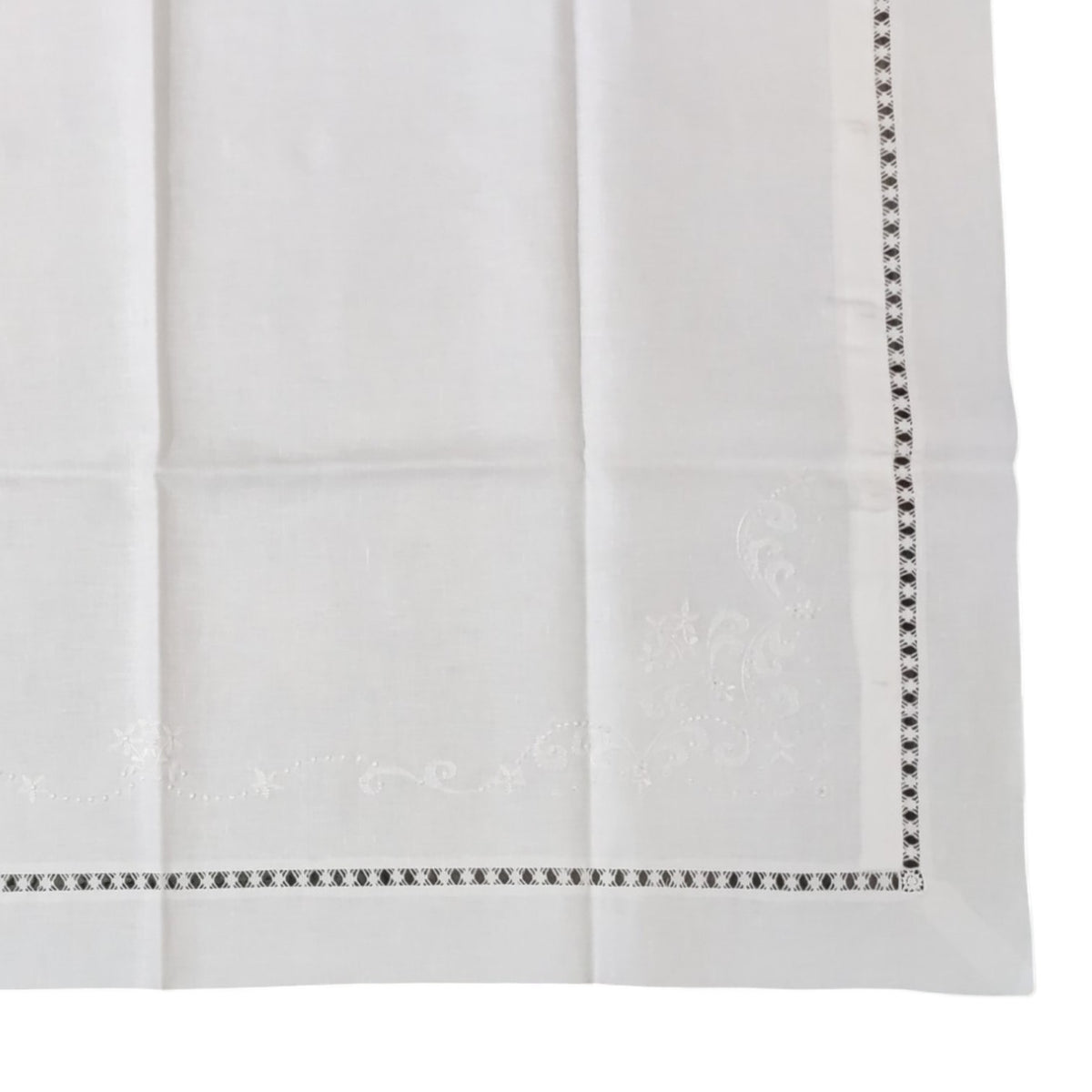 Etichetta 100% lino della parure matrimoniale Bellora Broderie LY11