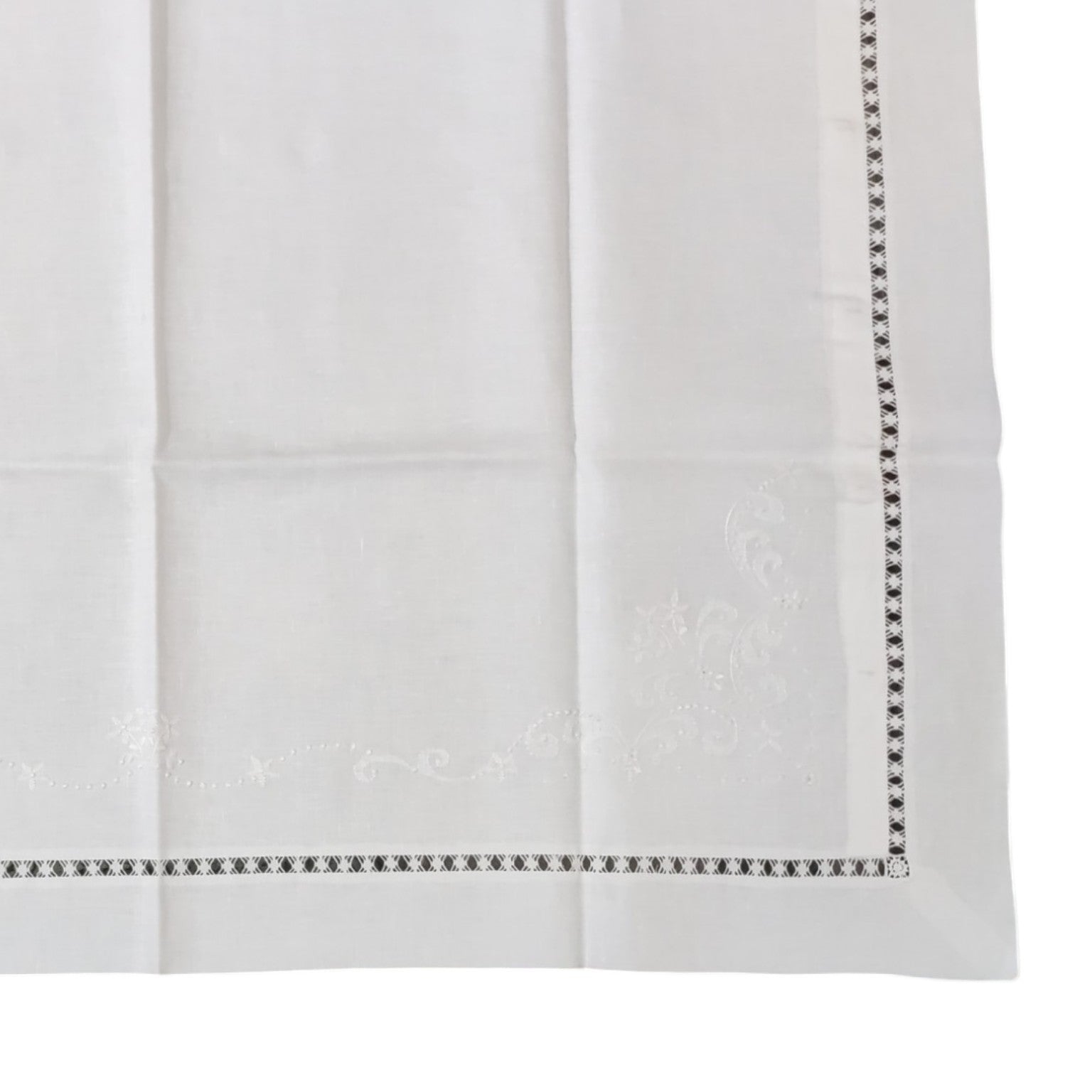 Etichetta 100% lino della parure matrimoniale Bellora Broderie LY11