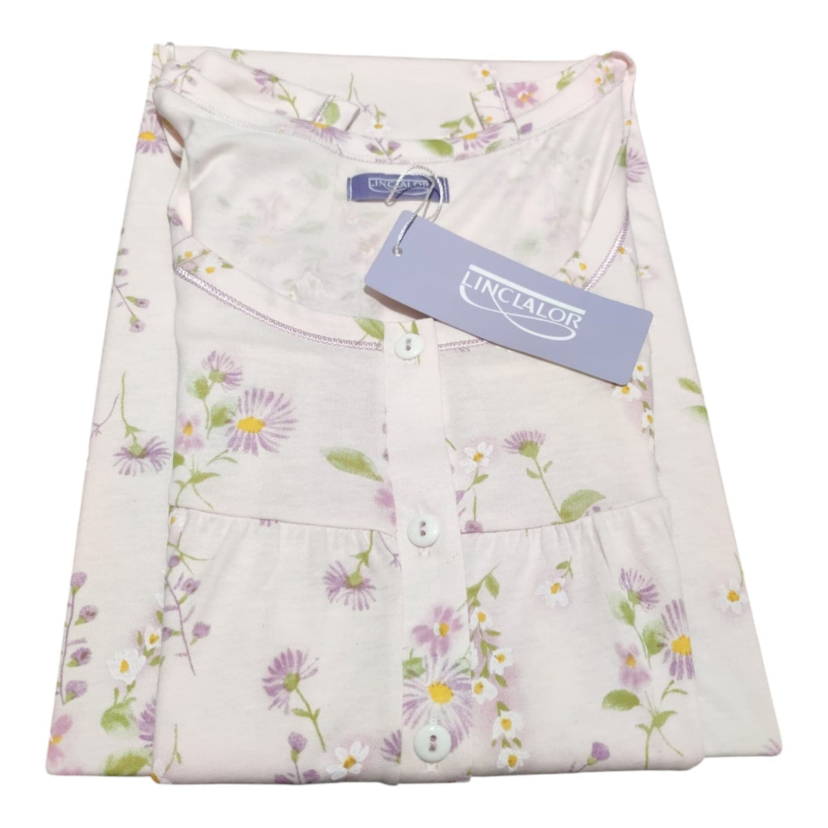 Camicia da Notte Donna Linclalor LS175379 Serafino Fantasia Floreale