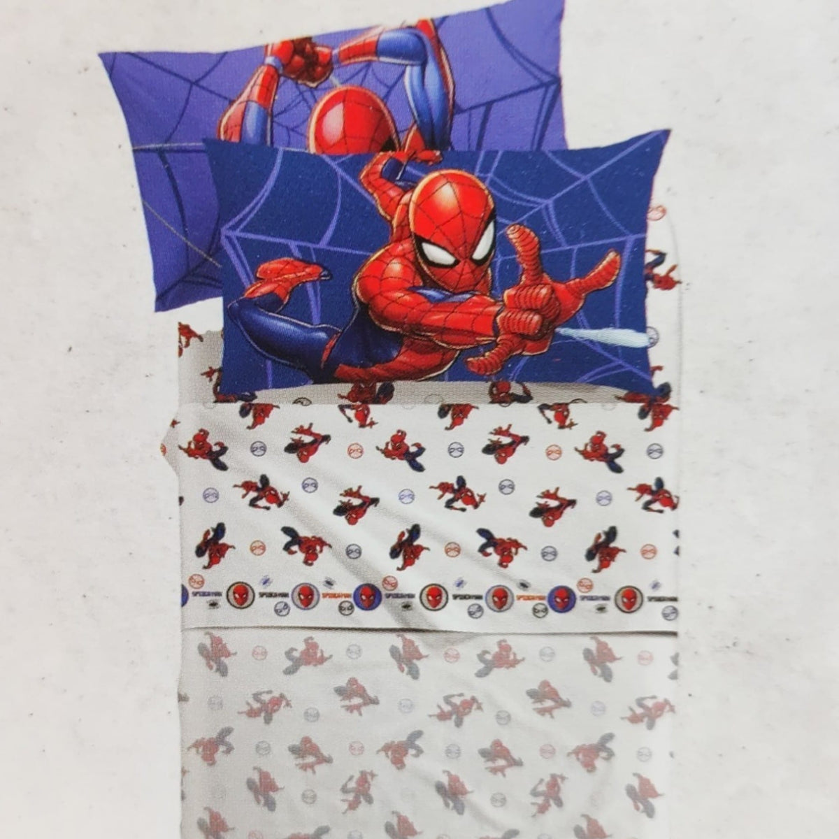 Completo lenzuola 1 piazza Spider-Man Super Web Caleffi Marvel