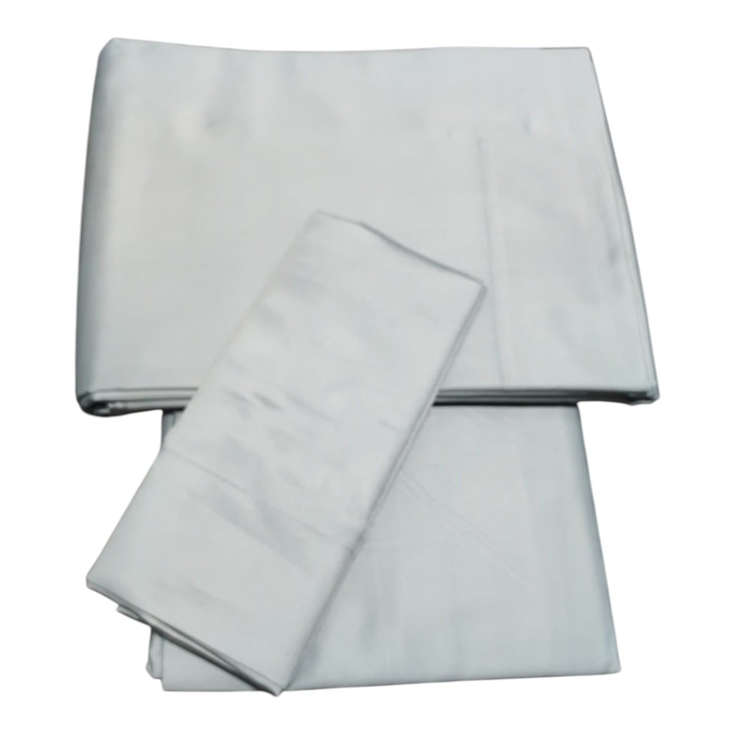 Lenzuola matrimoniali F11 Dea 300 TC in raso di cotone colore azzurro ghiaccio 76