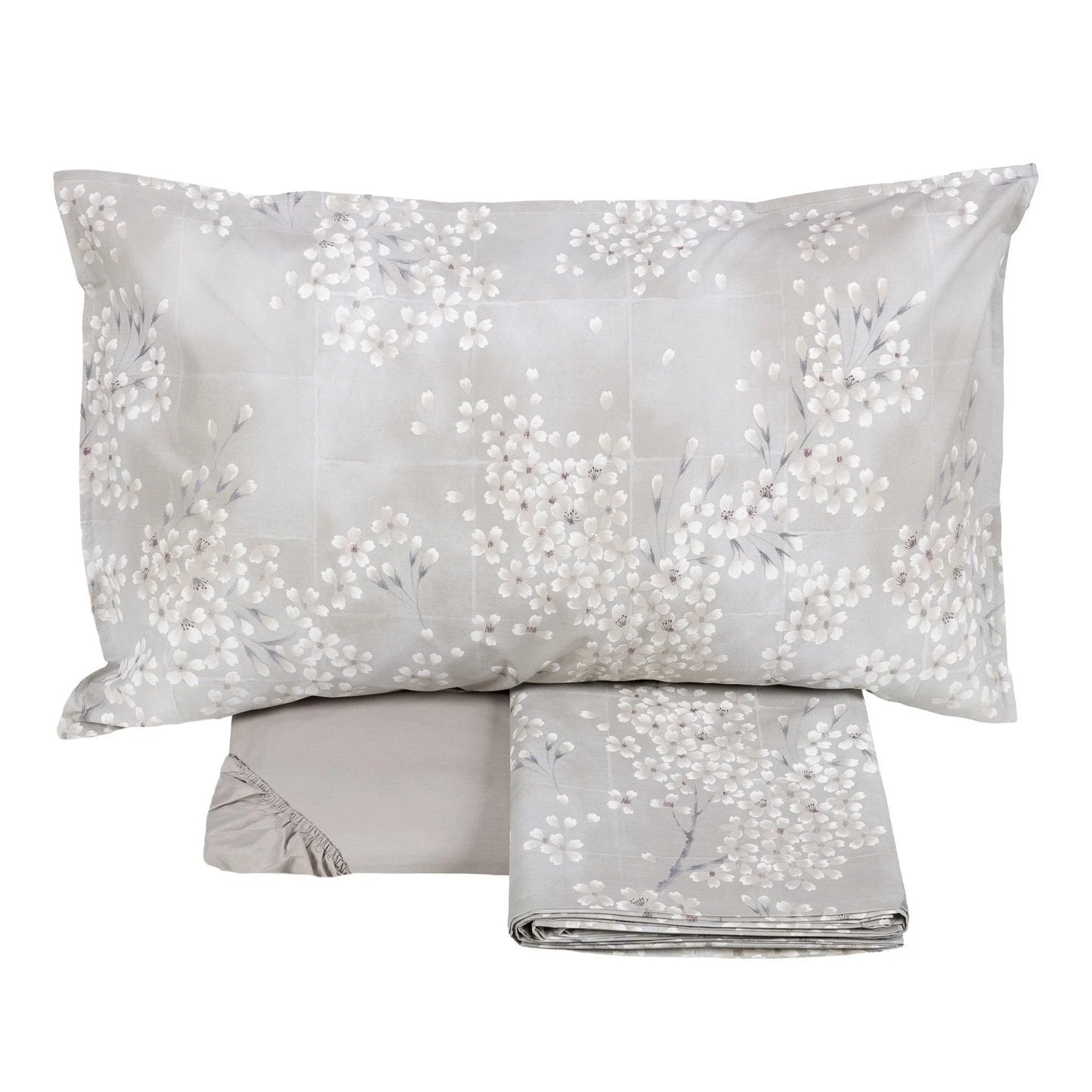 Completo lenzuolo copriletto 2 postii Kimono Fazzini