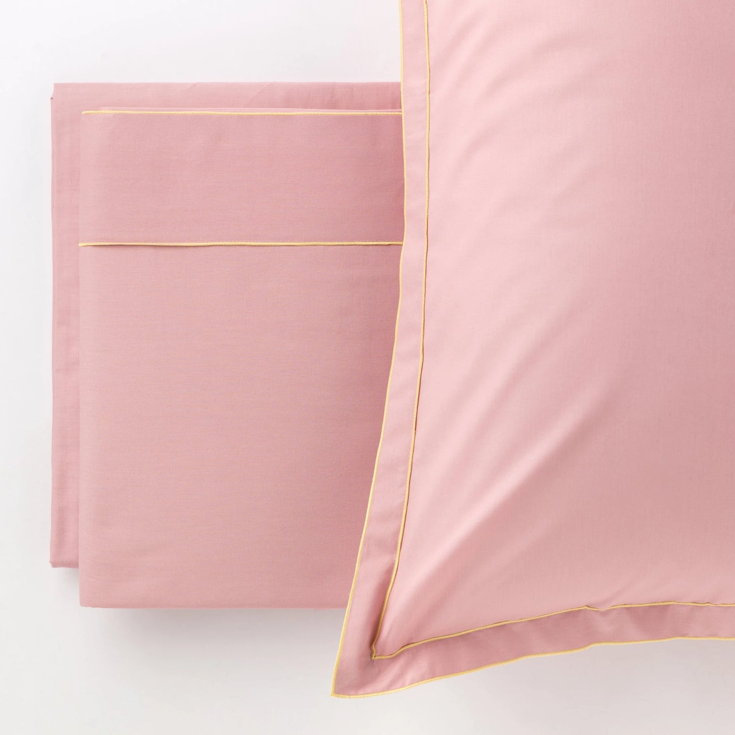 Completo letto matrimoniale Milo Riviera Carillo Home rosa antico con rifinitura bourdon