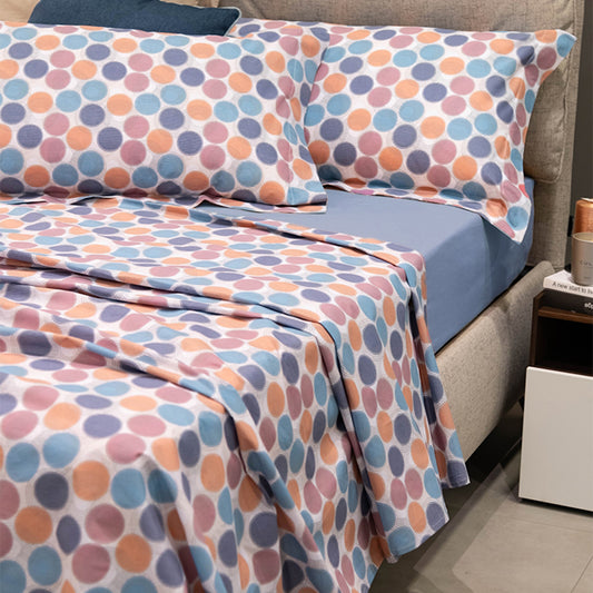 Completo lenzuolo matrimoniale Trend Daylight 100% cotone