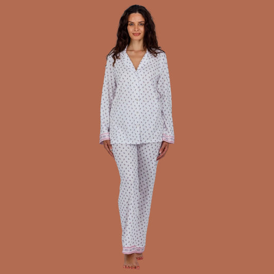 Pigiama Donna Aperto E2525 Fida Lingerie