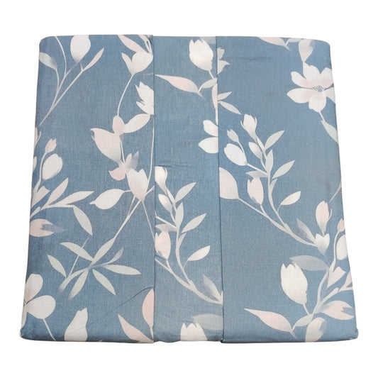 Tessuto del completo lenzuola Glen Neith con fiori, boccioli e rami con foglie