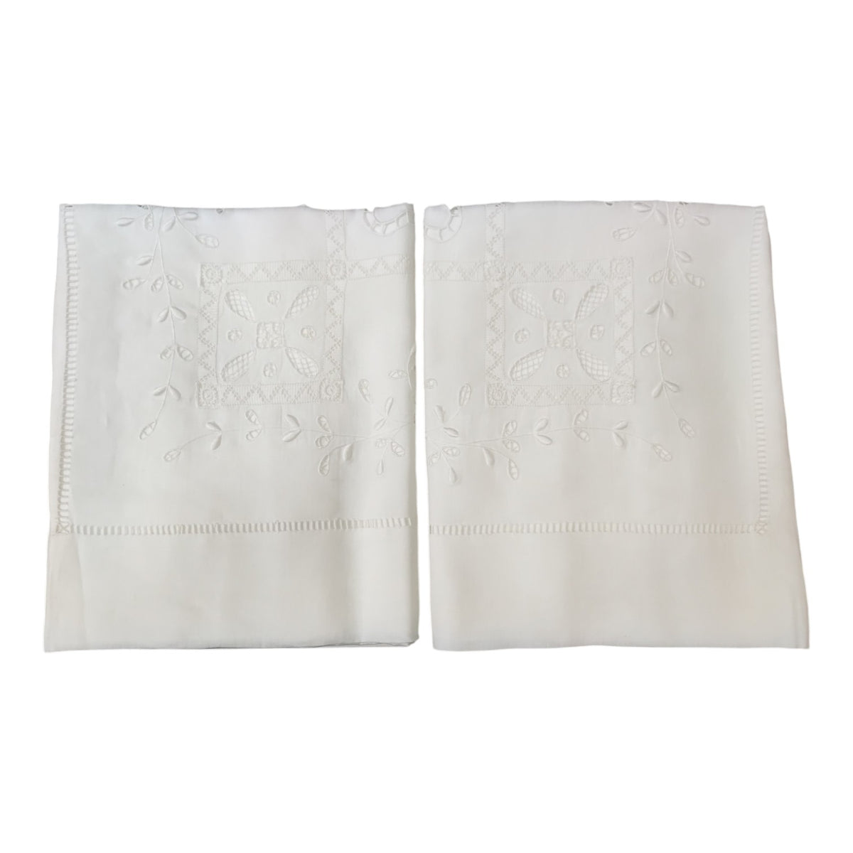 Lenzuolo Matrimoniale Bellavia F 73 Bianco Ricamato