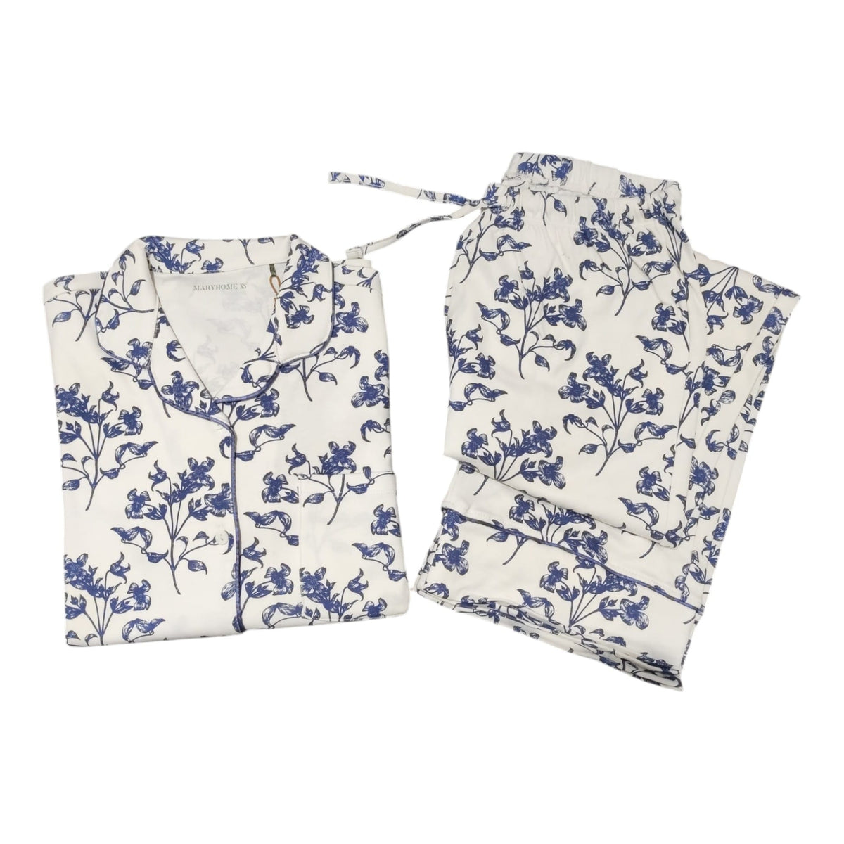 Pigiama donna Maryhome 6P86023 con maglia e pantalone lungo fantasia floreale