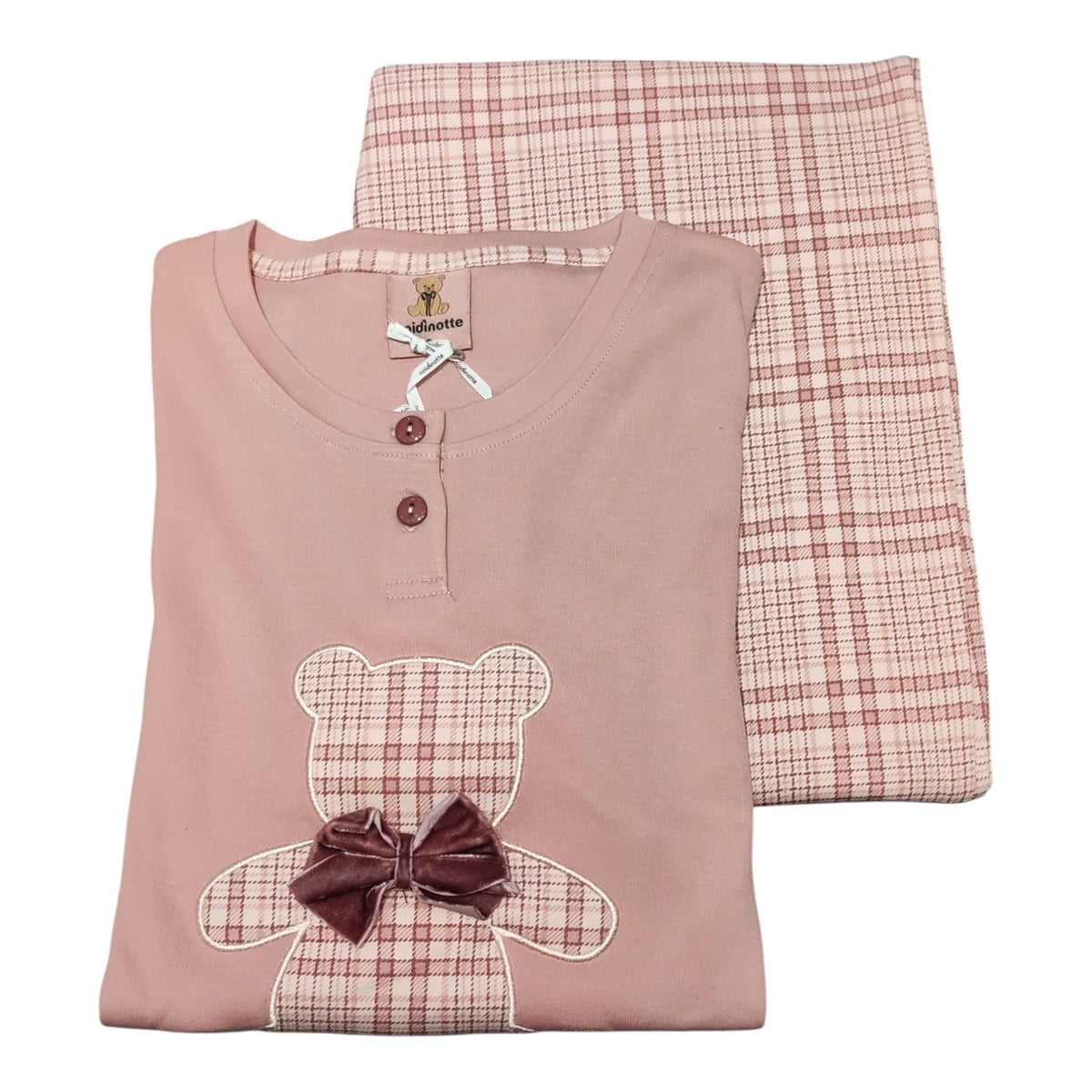 Pigiama donna Noi di Notte FA9738AB in caldo cotone