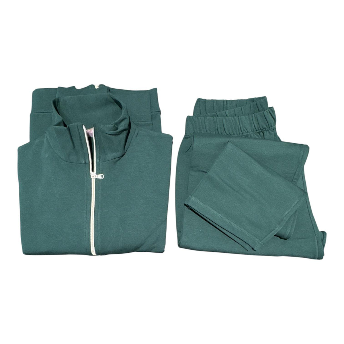 Pigiama tuta donna Fida Lingerie I2794 con maglia aperta con cerniera e pantalone coordinato