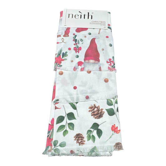 Strofinacci natalizi 100% cotone Neith Christmas ME3430 per cucina