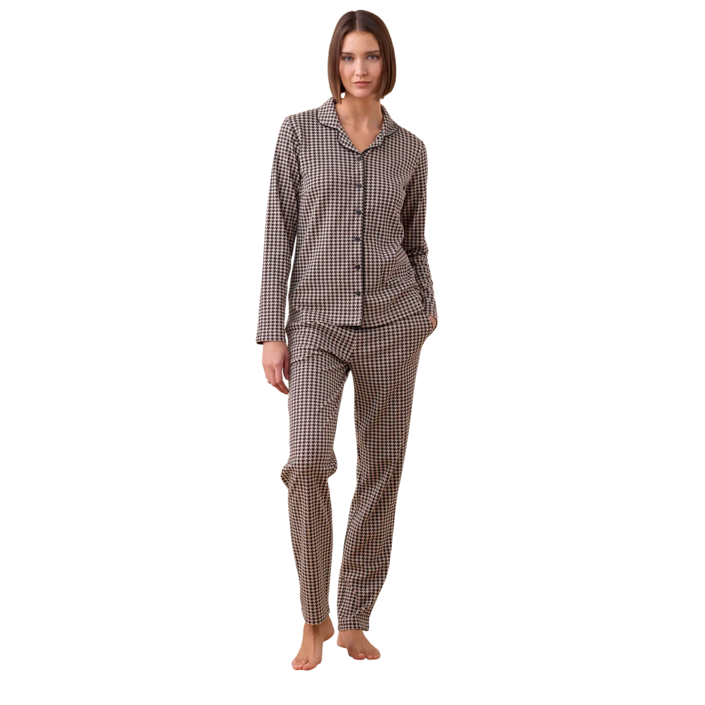 Pigiama Donna FA9301AB Noi di Notte Invernale Aperto