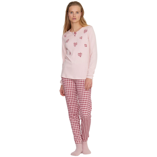 Pigiama Donna FA8814AB Noi di Notte Invernale