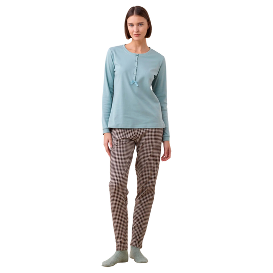 Pigiama Donna FA9265AB Noi di Notte Invernale