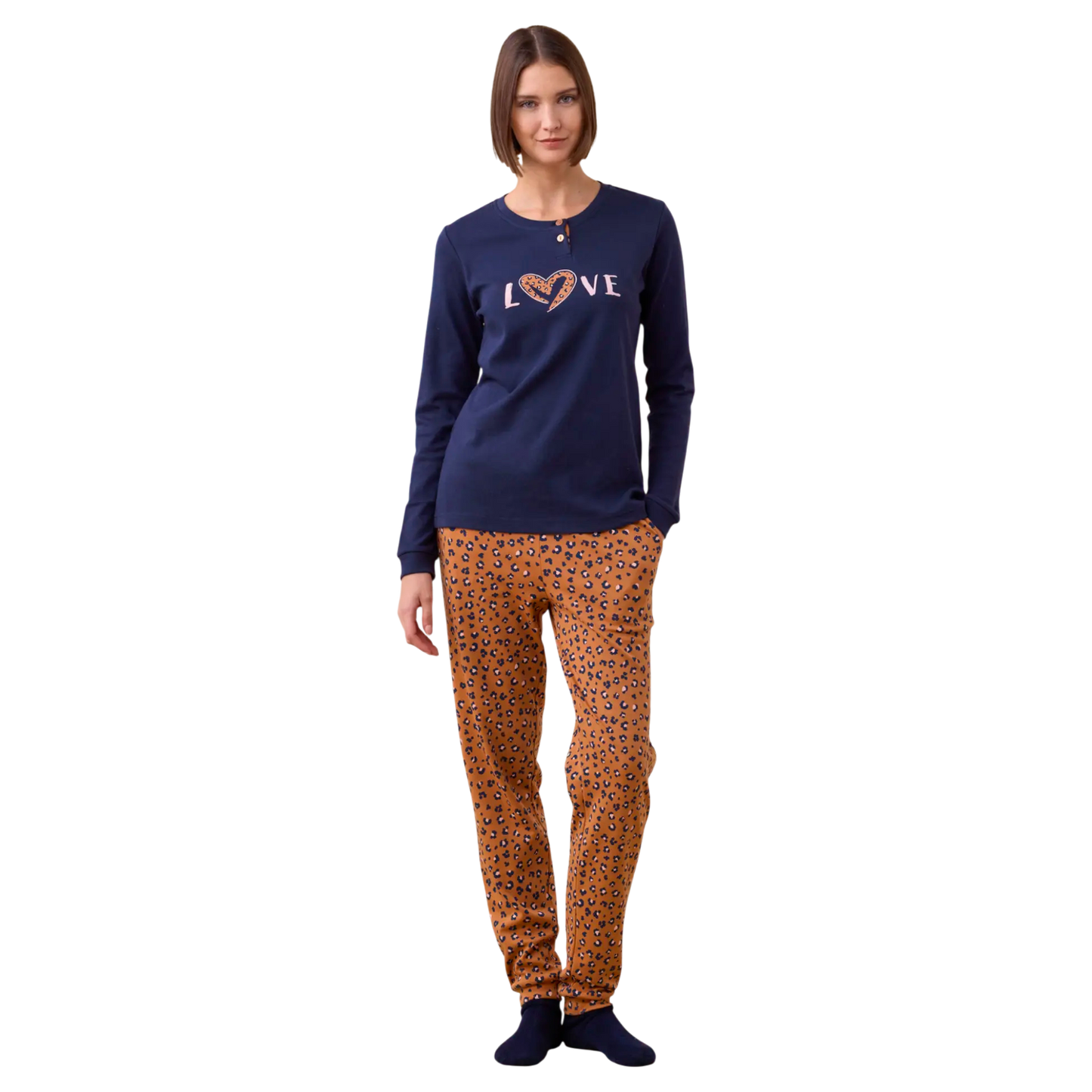 Pigiama Donna FA9261AB Noi di Notte Invernale