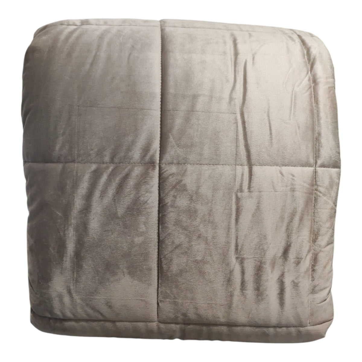 Trapunta matrimoniale Daylight CRI in velluto Tortora 300 g 260x260 cm