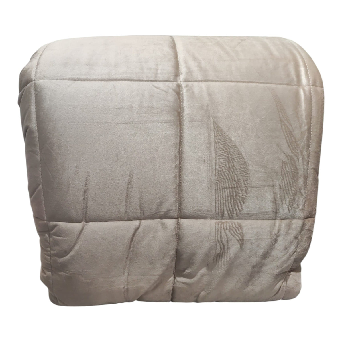 Trapunta matrimoniale Daylight CRI in velluto colore Naturale 260x260 cm