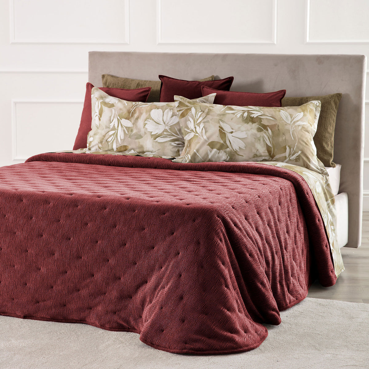 trapunta Riviera Carillo Home matrimoniale 260×260 cm, imbottitura 220 GSM